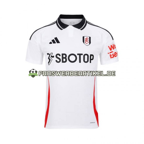 Trikot Fulham Herren Heimausrüstung 2024-2025 Kurzarm