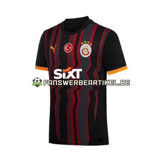 Trikot Galatasaray Herren Ausweich ausrüstung 2024-2025 Kurzarm