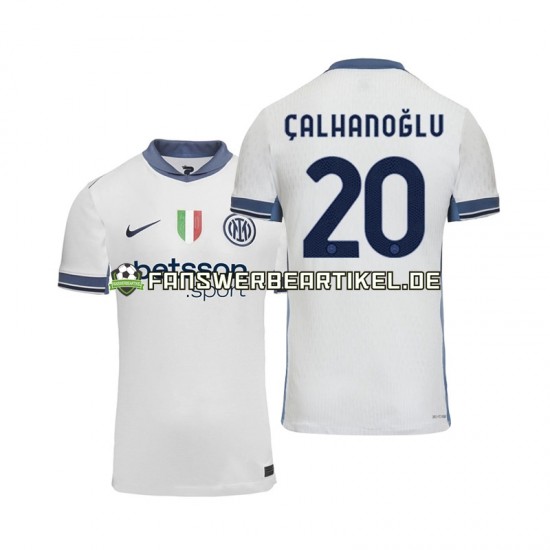 Hakan Calhanoglu 20 Trikot Inter Mailand Herren Auswärtsausrüstung 2024-2025 Kurzarm