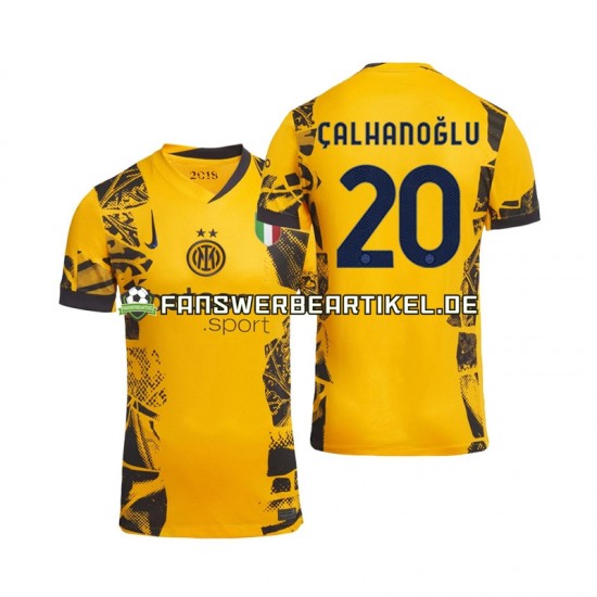 Hakan Calhanoglu 20 Trikot Inter Mailand Herren Ausweich ausrüstung 2024-2025 Kurzarm