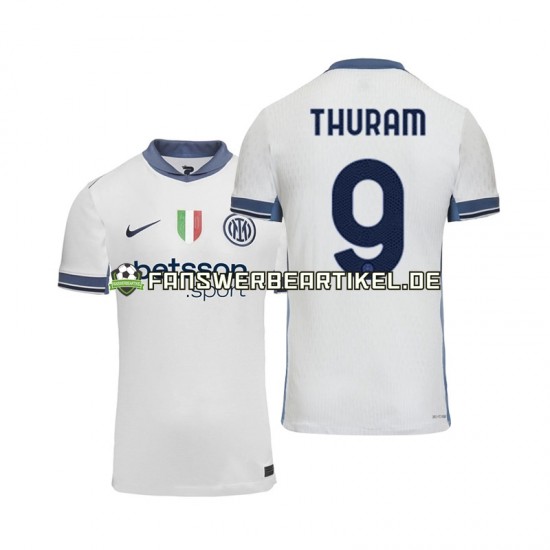 Marcus Thuram 9 Trikot Inter Mailand Herren Auswärtsausrüstung 2024-2025 Kurzarm