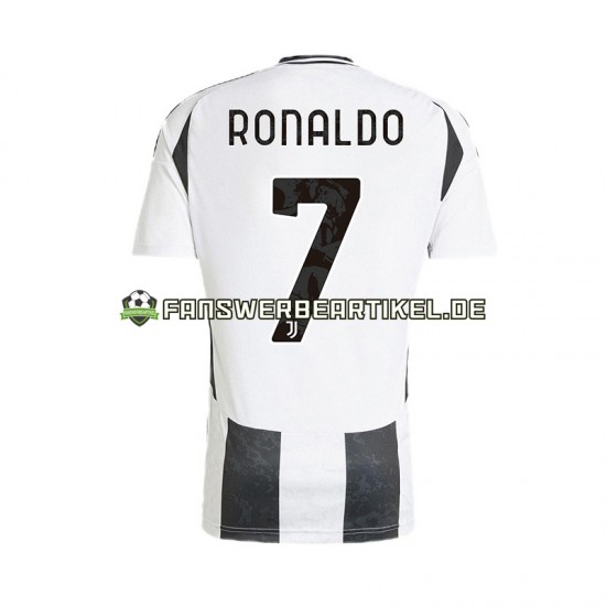 Cristiano Ronaldo 7 Trikot Juventus Turin Herren Heimausrüstung 2024-2025 Kurzarm