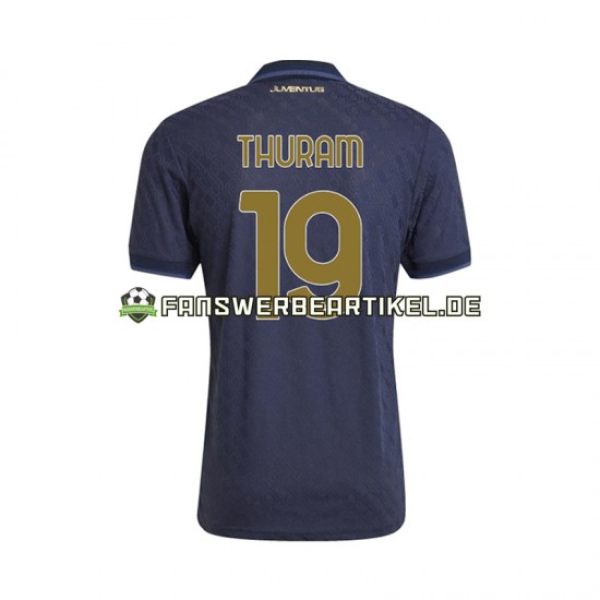 Lilian Thuram 19 Trikot Juventus Turin Herren Ausweich ausrüstung 2024-2025 Kurzarm