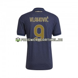 Vlahovic 9 Trikot Juventus Turin Herren Ausweich ausrüstung 2024-2025 Kurzarm