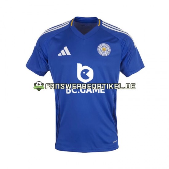 Trikot Leicester City Herren Heimausrüstung 2024-2025 Kurzarm