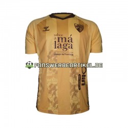 Trikot Málaga CF Herren Auswärtsausrüstung 2024-2025 Kurzarm