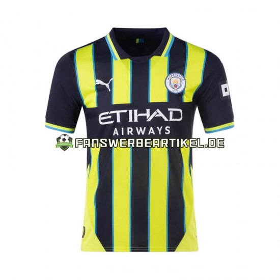 Trikot Manchester City Herren Auswärtsausrüstung 2024-2025 Kurzarm