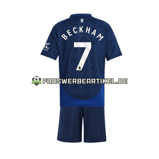 Beckham 7 Trikot Manchester United Kinder Auswärtsausrüstung 2024-2025 Kurzarm