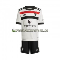 Trikot Manchester United Kinder Ausweich ausrüstung 2024-2025 Kurzarm