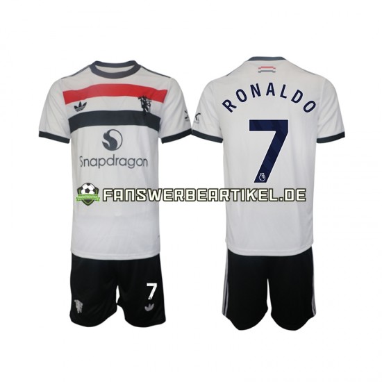 Cristiano Ronaldo 7 Trikot Manchester United Kinder Ausweich ausrüstung 2024-2025 Kurzarm