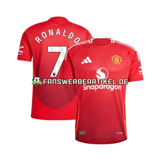 Cristiano Ronaldo 7 Trikot Manchester United Herren Heimausrüstung 2024-2025 Kurzarm