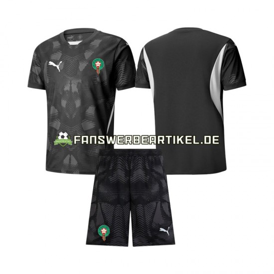 Torwart Trikot Marokko Kinder Ausweich ausrüstung 2024 Kurzarm