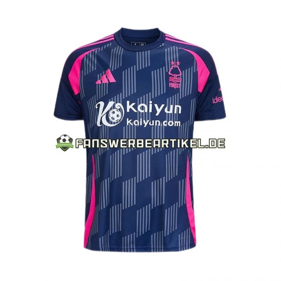 Trikot Nottingham Forest Herren Auswärtsausrüstung 2024-2025 Kurzarm