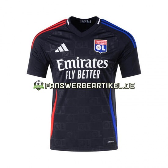 Trikot Olympique Lyon Herren Auswärtsausrüstung 2024-2025 Kurzarm