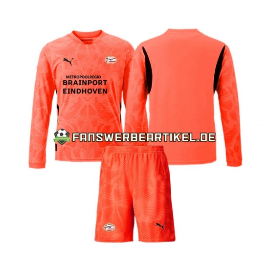 Torwart Trikot PSV Eindhoven Kinder Heimausrüstung 2024-2025 Langarm