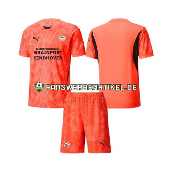 Torwart Trikot PSV Eindhoven Kinder Heimausrüstung 2024-2025 Kurzarm