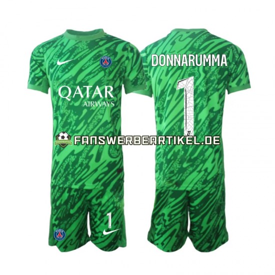 Gianluigi Donnarumma 1 Torwart Trikot Paris Saint-Germain Kinder Auswärtsausrüstung 2024-2025 Kurzarm