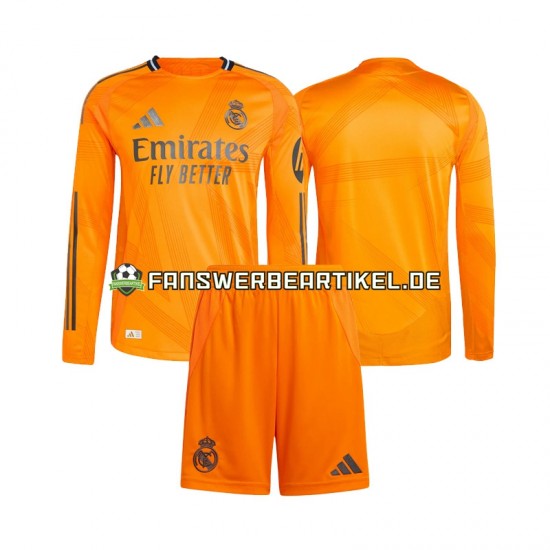 Trikot Real Madrid Kinder Auswärtsausrüstung 2024-2025 Langarm