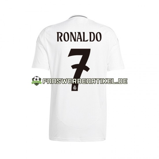 Cristiano Ronaldo 7 Trikot Real Madrid Herren Heimausrüstung 2024-2025 Kurzarm