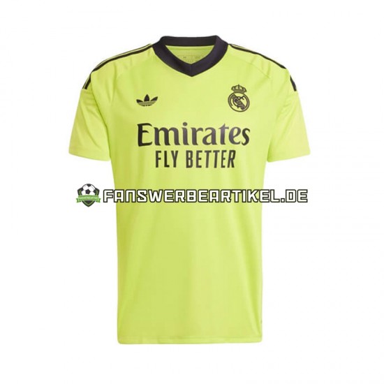 Torwart Trikot Real Madrid Herren Ausweich ausrüstung 2024-2025 Kurzarm