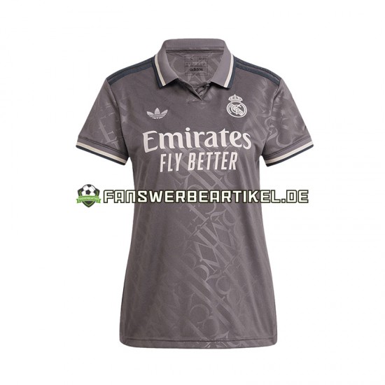 Trikot Real Madrid Dame Ausweich ausrüstung 2024-2025 Kurzarm