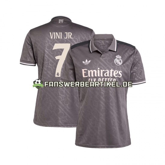 VINI JR 7 Trikot Real Madrid Herren Ausweich ausrüstung 2024-2025 Kurzarm