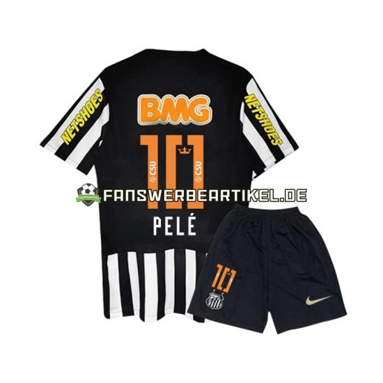 Santos PELE 10 Retro -2012 Trikot Kinder Auswärtsausrüstung 2011 Kurzarm