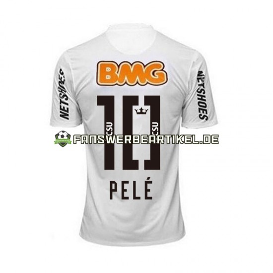 Santos PELE 10 Retro -2012 Trikot Herren Heimausrüstung 2011 Kurzarm