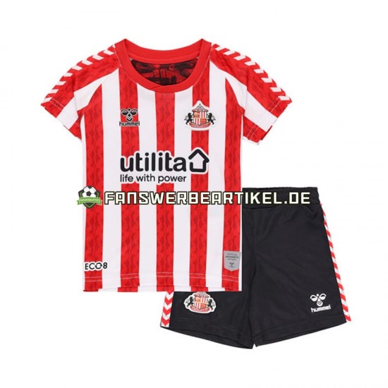 Sunderland Trikot Kinder Heimausrüstung 2024-2025 Kurzarm