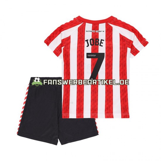 Sunderland Jobe Bellingham 7 Trikot Kinder Heimausrüstung 2024-2025 Kurzarm