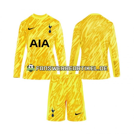 Torwart Trikot Tottenham Hotspur Kinder Heimausrüstung 2024-2025 Langarm