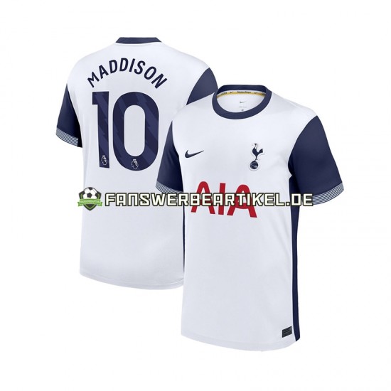 James Maddison 10 Trikot Tottenham Hotspur Herren Heimausrüstung 2024-2025 Kurzarm